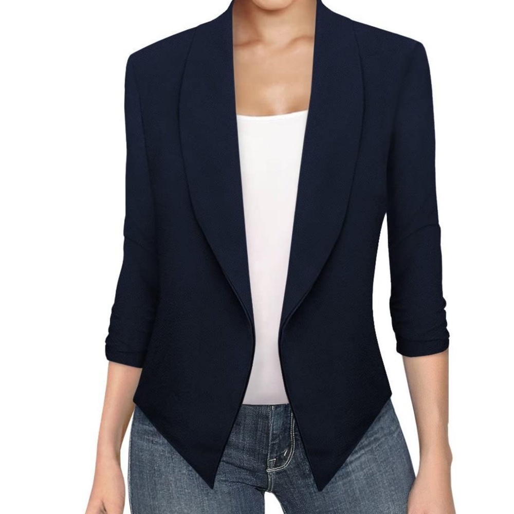 Navy Hybrid & Company  Casual Work Office Blazer
